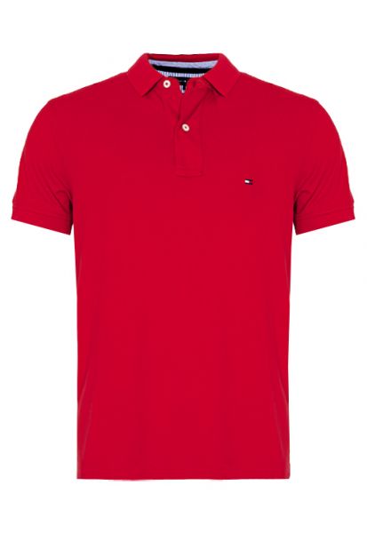 TOMMY HILFIGER Camisa Pólo Knit Vermelha - M