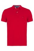 TOMMY HILFIGER Camisa Pólo Knit Vermelha - M